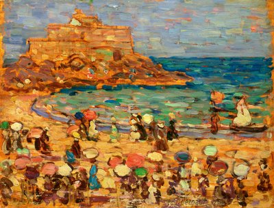 Seascape at St. Malo by Maurice Brazil Prendergast